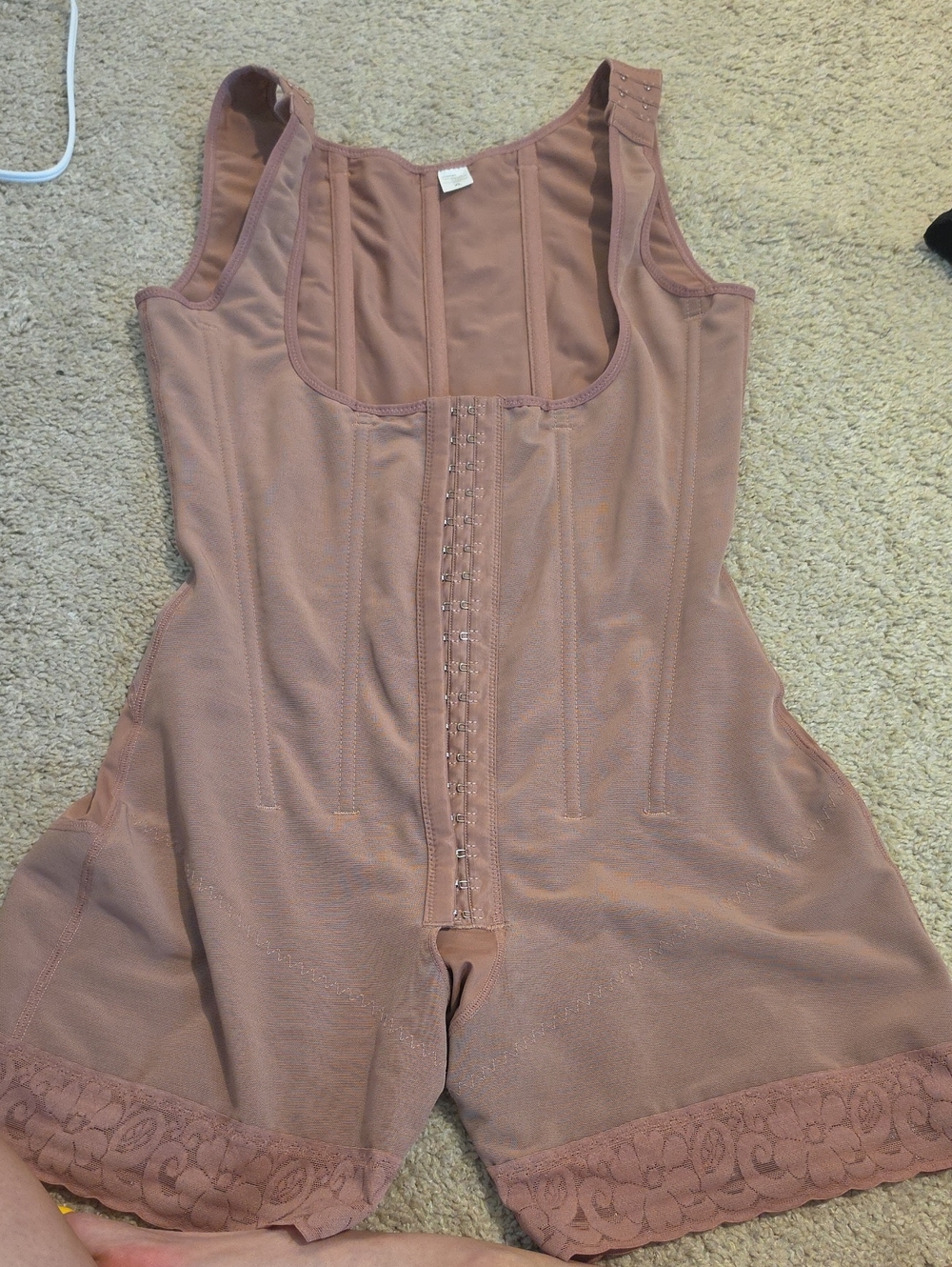 Women's Full-Body Shapewear Bodysuit in Dusty Rose